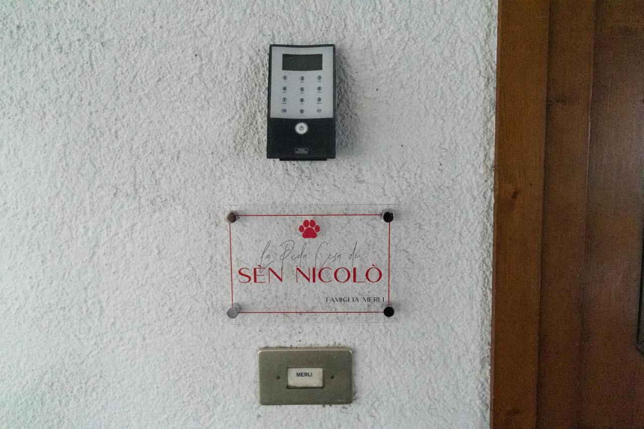 La Picola Cesa De Sen Nicolo Appartement Mazzin Buitenkant foto